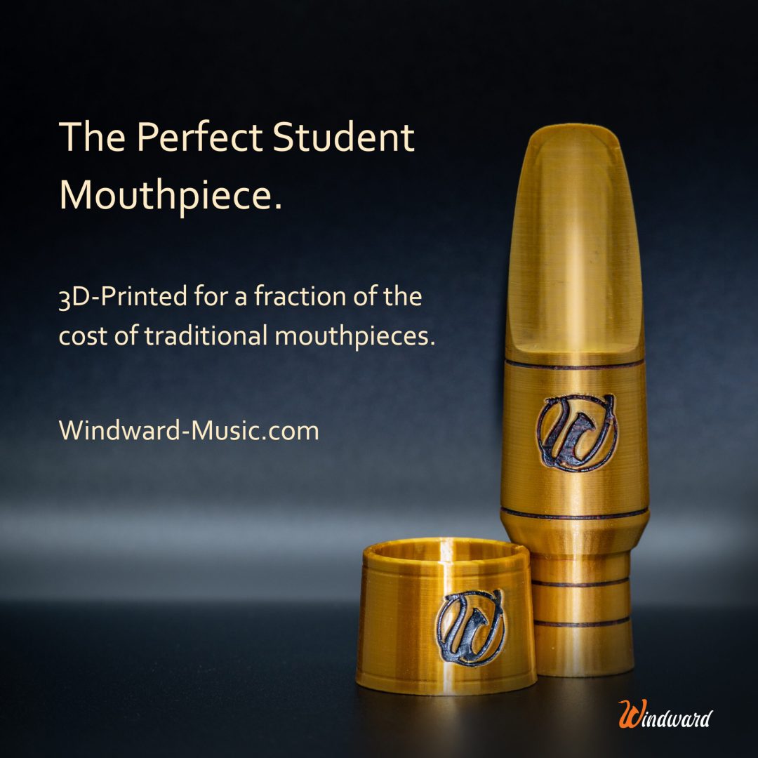Student 3D-Printed Tenor Saxophone Mouthpiece